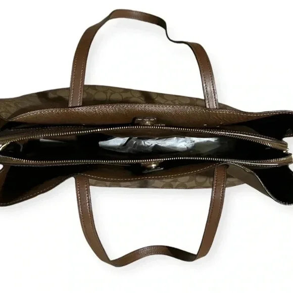 COACH Large Avenue Carryall In Signature Canvas - Picture 6 of 8